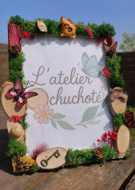 Cadre décoratif - "Secret de Mousse"